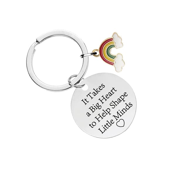 Rainbow Epoxy -ruostumattomasta teräksestä valmistettu avaimenperä CHY019
