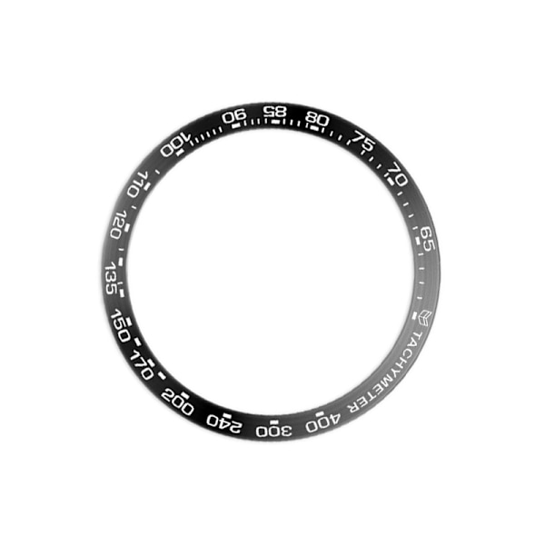 Bezelring i rustfrit stål til Samsung Gear S2 Classic SM-R732 Sort