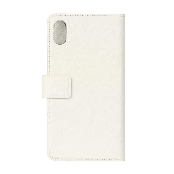 Mobilfodral Saffiano White - iPhone XS Max