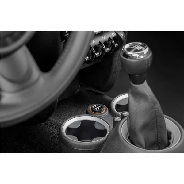 Dubbel USB-bilsladdare (15,5 W)