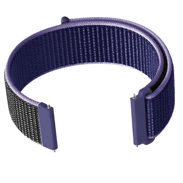 Klockarmband för Samsung Watch 4/5/6 & Huawei GT4 Svart + Blå 22 mm