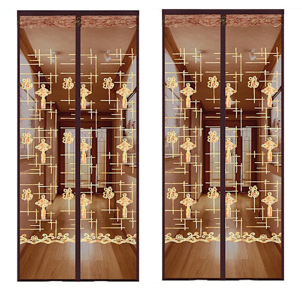 Magneettinen hyttysovi kirjonnalla, 80cm x 210cm