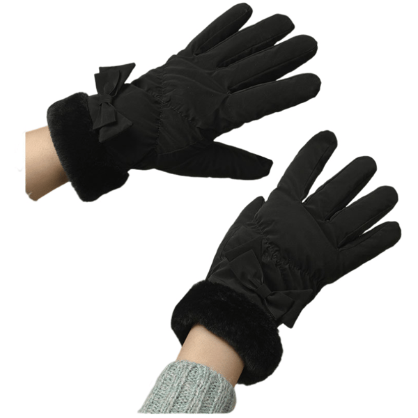 Varma Vinterhandskar för Kvinnor Black Black