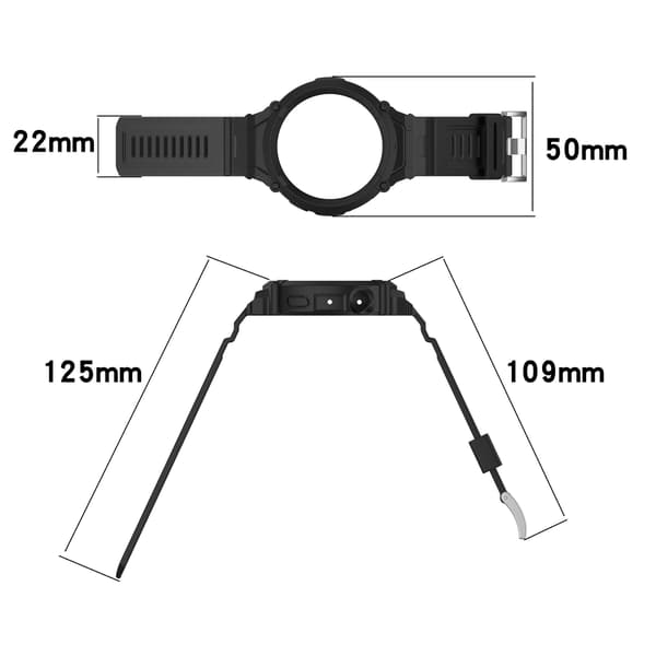Stilfuld silikonerem til Vivo Watch 5 & Watch 3