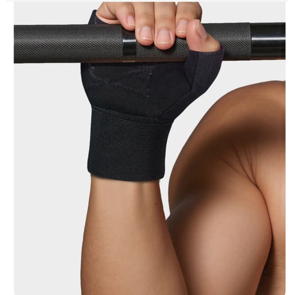 Viktlyftarhandskar halkskydd för styrketräning och cykling, polyester gymhandskar för tyngdlyftning, chins och cross-training, 1 par S S