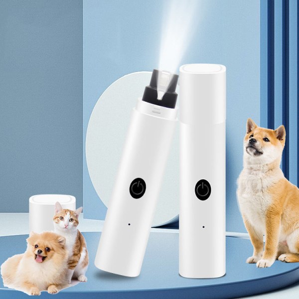 INF Elektrisk kloslip för husdjur Vit Vit
