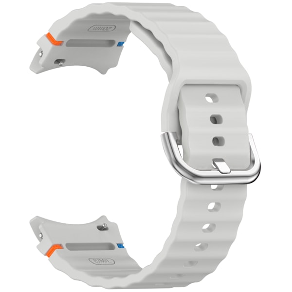 Samsung Watch 7 Wave Strap - Silverspänne (blekningsbeständig)