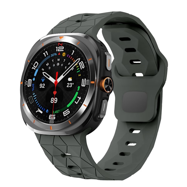 Silikonarmband för Samsung Watch 7 Ultra Grå