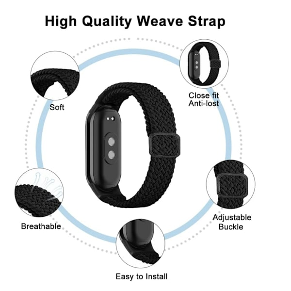 Xiaomi Band 8 Active Strap Black Black