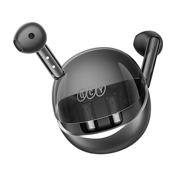 TWS QCY AilyBuds Clear T32 -kuulokkeet (musta)