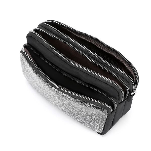 Stilfuld Glitter Telefon Taske Black Black