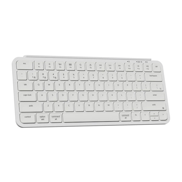 Ultra Slim Keychron B1 Pro 2.4G trådlöst tangentbord (Vit) [B1P-K8].
