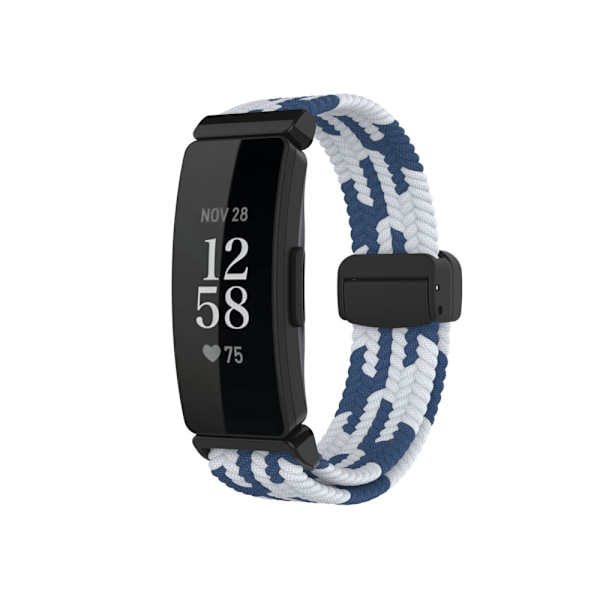 Stilrent vävt magnetband i nylon för Fitbit Inspire 3 Flerfärgad 1