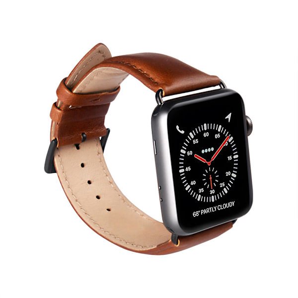 Klockarmband Brun Apple Watch 42/44/45mm