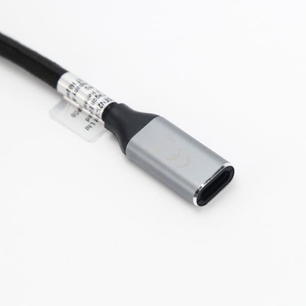 Full-Function USB-C forlænger kabel kompatibel med Steam Deck — 10Gbps, PD100W, 4K60Hz, flettet 0.25/0.5 m 0.25m 0.25m