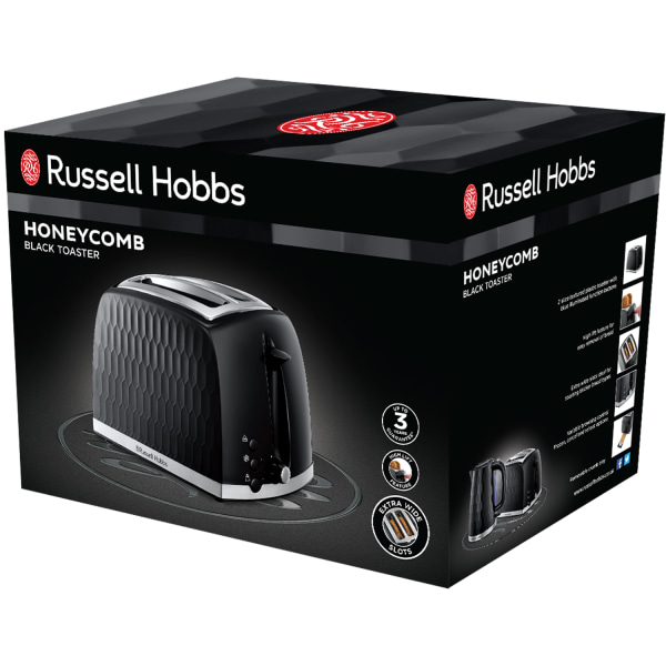 Russell Hobbs Brödrost 2skivors 26061-56 Honeycomb Toaster
