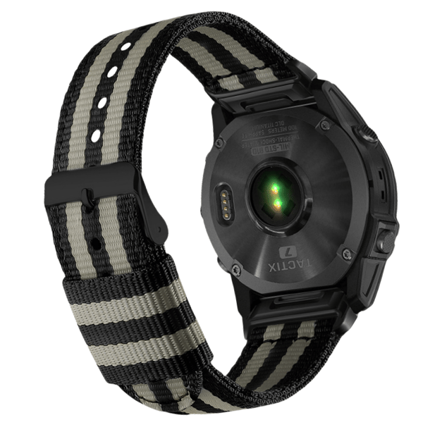 22MM Nylon Canvas Quick Release Urrem til Garmin Fenix 8/7X Pro 22 mm 22 mm