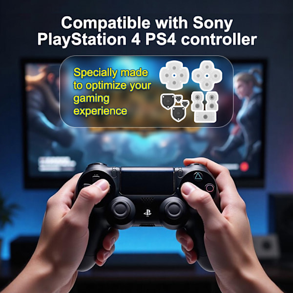 Ersättande Knappsats för PS4-Kontroller