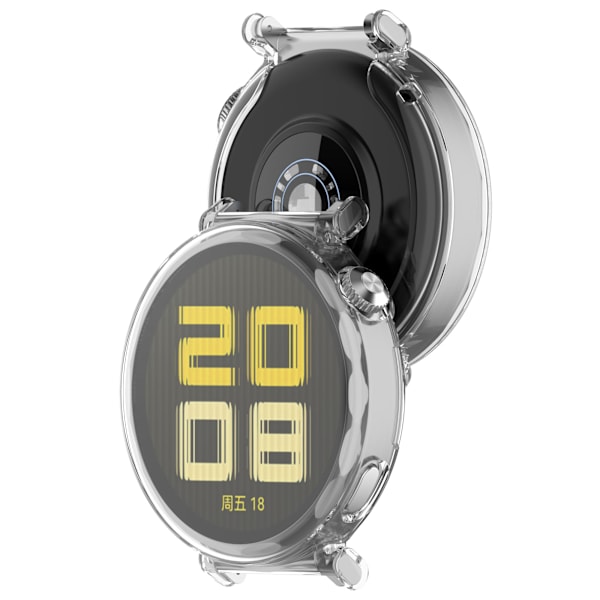 Skyddsskal för Huawei Watch GT5 41MM - Heltäckande TPU-skal i silver