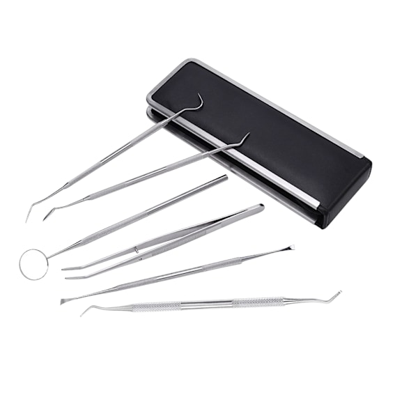 INF Professionellt tandhygien kit - 6 delar med fodral