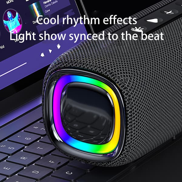 Bluetooth-højttaler med RGB-lys Blue Blue