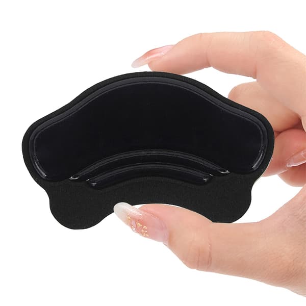 Hälkuddar för Skor - 2 par Black Black