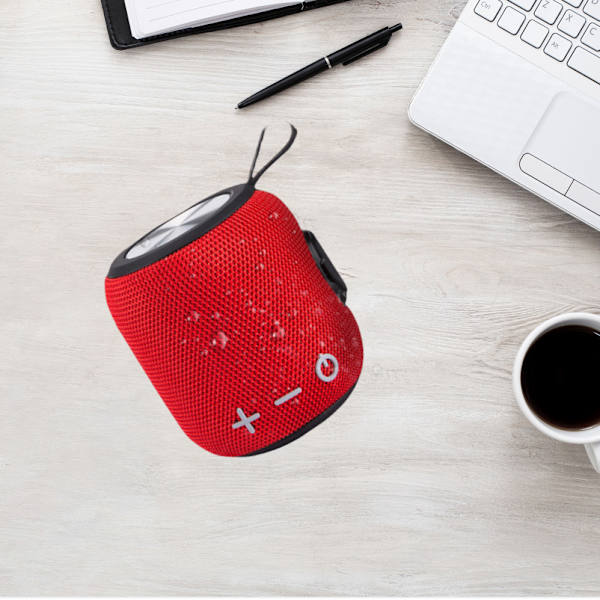 Bluetooth-högtalare med minneskortplats Red Red