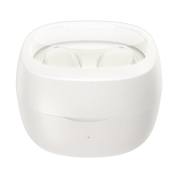 Trådlösa hörlurar Baseus Bowie WM02 TWS, Bluetooth 5.0 (vit)