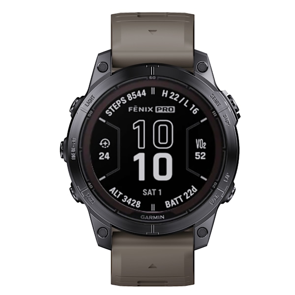 Snyggt snabbfäste för Garmin Fenix 7X Pro Brun
