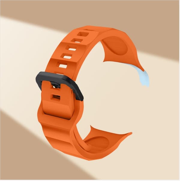 Silikonearmbånd til Apple iWatch 9 Orange S Orange S
