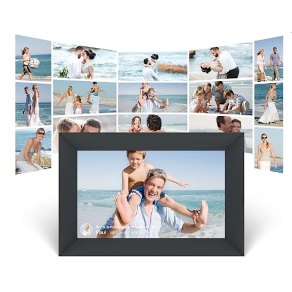 Digital Smart Fotoram Svart