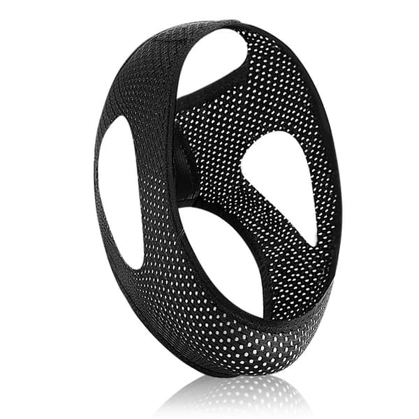 Andningsbart hakband, justerbart hakstödsband Black Black
