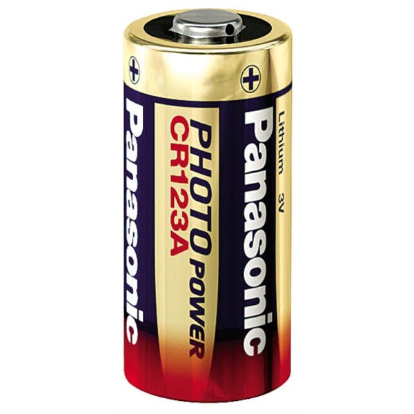 Panasonic CR123A batteri, 1 st. blister