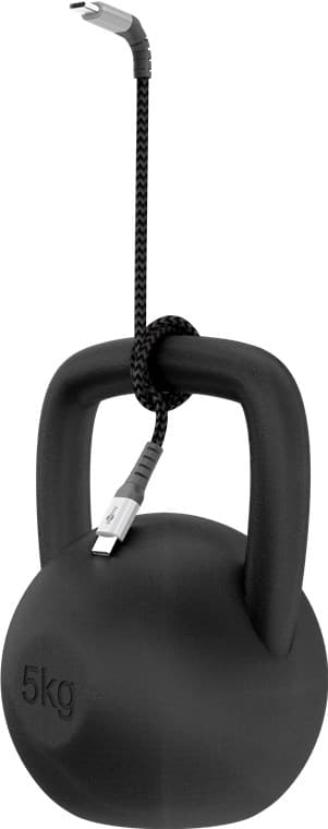 Lightning USB-C "lataa ja synkronoi metallikaapelin