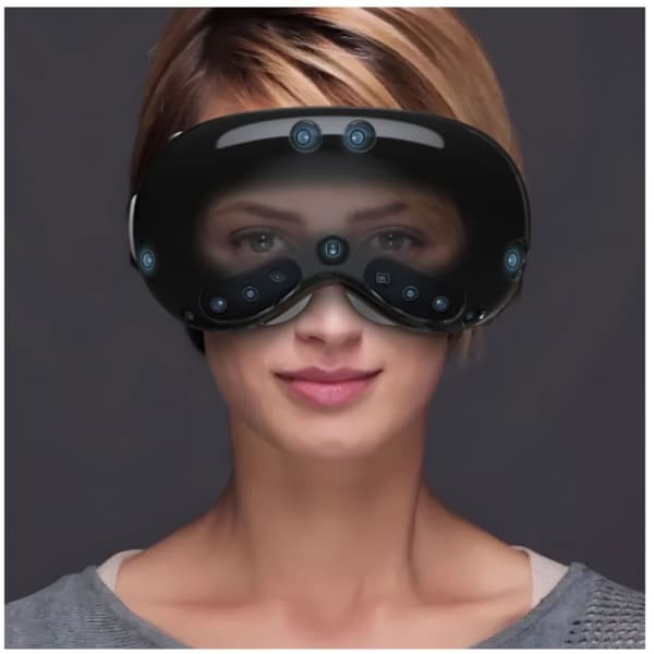 Skyddsfodral Kompatibelt med Apple Vision Pro - Grått PC+TPU-skydd för MR-headset