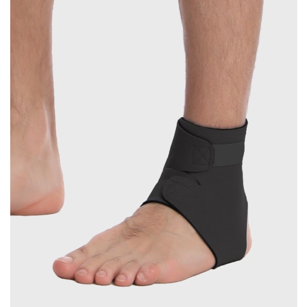 Sports anti-forstuvning ankel beskyttelse sokker ankel bøjle Sor Sort S