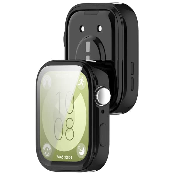 Premium-kellokotelo Huawei Fit 3:lle Black Black