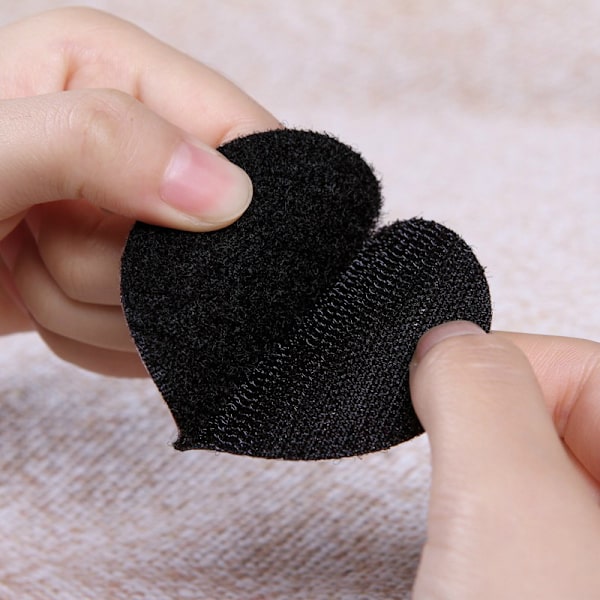 Självhäftande Kardborreband, 5-pack Svart
