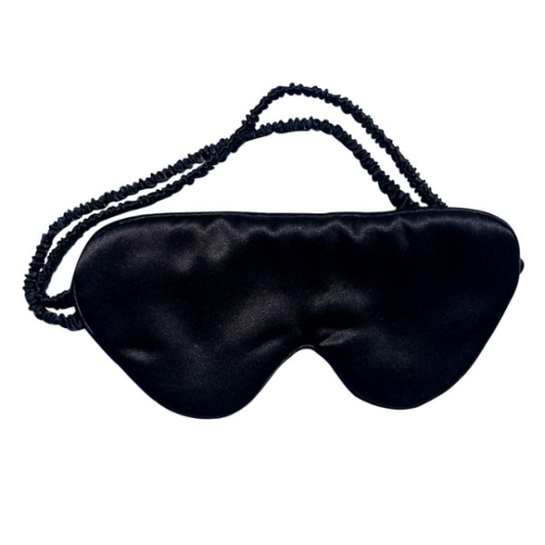 100% Mulberry Silk Sleep Mask Eye Mask Musta