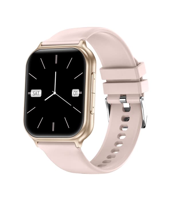 Multifunktionell Smartwatch med Hälsoövervakning och Bluetooth-Samtalsstöd, kompatibelt med Android och iOS Pink Pink
