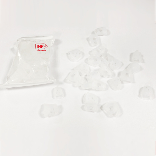 Gitarr fingerskydd silikon 25 st Transparent Transparent