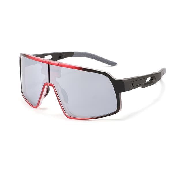 Vikbara sportglasögon med fodral - Silver