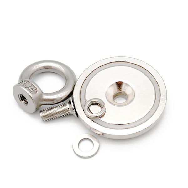 INF Superstark neodymmagnet / fiskemagnet Silver 20 mm