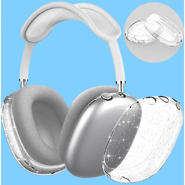 Glittrande Transparent TPU-Fodral för AirPods Max