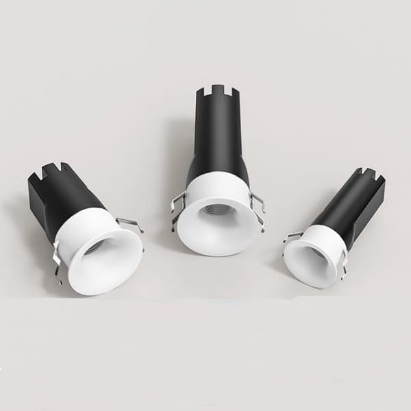 2-Pack 3W LED Infällda Downlights, 25mm Utskärning, 4000K, Mini Spotlight