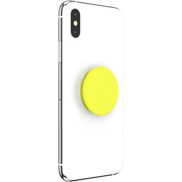 POPSOCKETS Neon Jolt Yellow Irrotettava Kahva Jalustalla