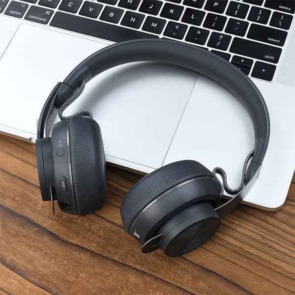 2 st Ersättningsöronkuddar Kompatibelt med Logitech Zone Wireless - Grå PU Memory Foam Öronkuddar