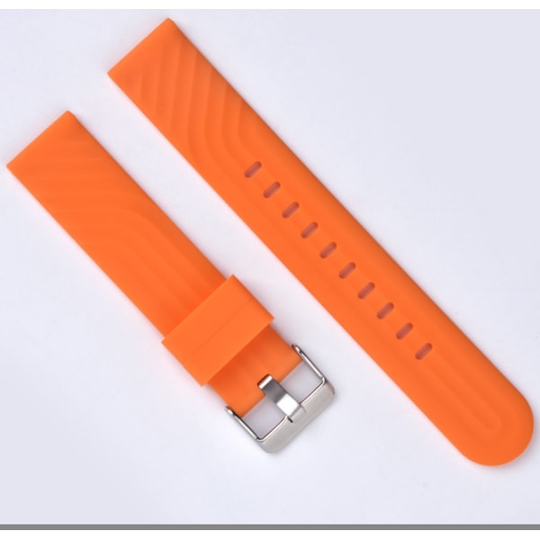 Silikonarmband för Huawei GT3 & iWatch 4 Orange 18 mm