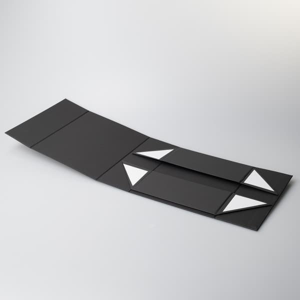 Set med 2 presentaskar med magnetstängning Black L Black L