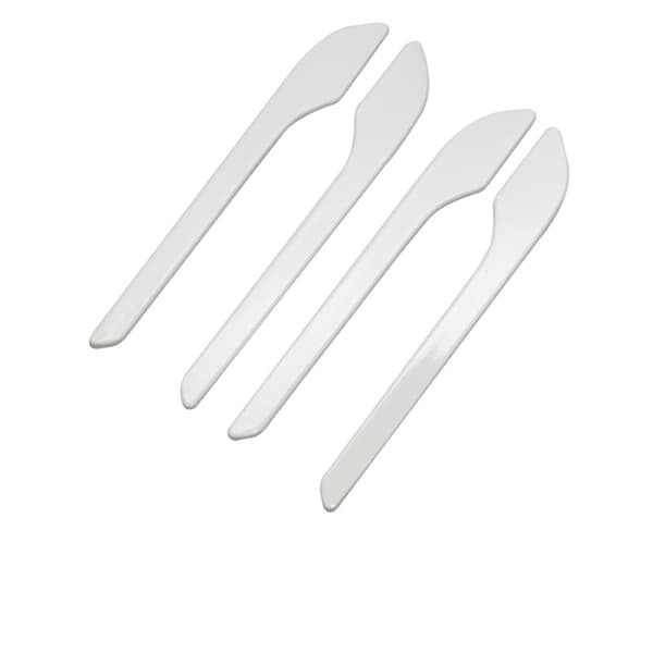 4-delade anti-repa skyddsdekaler för dörrhandtag för Tesla Model 3/Y White White